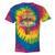 Vintage Retro Canoe Paddle & Mountains Rafting Tie-Dye T-Shirts Rainbow Tie-Dye