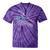 Canoe Canoeing Kayak Paddling Canoeist Raglan Baseball Tee Tie-Dye T-Shirts Purple Tie-Dye