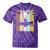 Canoe Vintage Canoeing Retro Canoe Paddling Premium Tri-Blend Tie-Dye T-Shirts Purple Tie-Dye