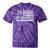 Canoeing Canoe US American Flag Patriotic Retro Raglan Baseball Tee Tie-Dye T-Shirts Purple Tie-Dye