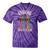 Kayak And Canoe Lake Fun Raglan Baseball Tee Tie-Dye T-Shirts Purple Tie-Dye