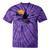 Kayaking Bear Retro Sunset Paddling Canoe Outdoor Adventure Tie-Dye T-Shirts Purple Tie-Dye