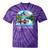 King Of The Canoe Canoeing Tie-Dye T-Shirts Purple Tie-Dye