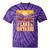 Lake Ontario Canoe Fishing Light House Sunset Retro Raglan Baseball Tee Tie-Dye T-Shirts Purple Tie-Dye