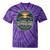 National Park Voyageurs Retro Sunset Canoe Paddling Badge Tie-Dye T-Shirts Purple Tie-Dye