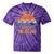 I Need A Good Paddling Retro Sunset Canoe Raglan Baseball Tee Tie-Dye T-Shirts Purple Tie-Dye