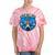 Boat Ball LINE Kayak Polo Canoe Team Raglan Baseball Tee Tie-Dye T-Shirts Coral Tie-Dye