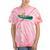 Canadian Canoe Yoke Canoeing Raglan Baseball Tee Tie-Dye T-Shirts Coral Tie-Dye