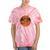Canoe Canoeing Retro River Rat Raglan Baseball Tee Tie-Dye T-Shirts Coral Tie-Dye