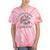 Canoe Canoeing Tie-Dye T-Shirts Coral Tie-Dye