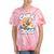 Canoe Dogs Golden Retriever Paddling Graphic Tie-Dye T-Shirts Coral Tie-Dye Canoe Dogs Golden Retriever Paddling Graphic Tie-Dye T-Shirts Coral Tie-Dye