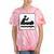 Cool Outdoor Water Sport Canoe Raglan Baseball Tee Tie-Dye T-Shirts Coral Tie-Dye