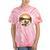 Kayak Kayaker Canoes-Boating Water-Paddle Canadier-Canoe Raglan Baseball Tee Tie-Dye T-Shirts Coral Tie-Dye