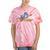 Kayak T Rex Dinosaur Canoe Shirt Kayak For Children Tie-Dye T-Shirts Coral Tie-Dye
