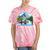 King Of The Canoe Canoeing Tie-Dye T-Shirts Coral Tie-Dye