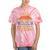 I Need A Good Paddling Retro Sunset Canoe Raglan Baseball Tee Tie-Dye T-Shirts Coral Tie-Dye