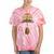 Vintage Retro Canoe Paddle & Mountains Rafting Tie-Dye T-Shirts Coral Tie-Dye