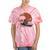 Women's Kayaking Sloth Kayak Kayaker Canoe Paddling Tie-Dye T-Shirts Coral Tie-Dye