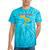 Anything You Canoe I Canoe Better Vintage Quote Sleeveless Tie-Dye T-Shirts Turquoise Tie-Dye