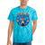 Boat Ball LINE Kayak Polo Canoe Team Raglan Baseball Tee Tie-Dye T-Shirts Turquoise Tie-Dye