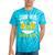 Canoe Beer Campfire Repeat Kayak Canoe Tie-Dye T-Shirts Turquoise Tie-Dye