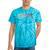Canoe Canoeing Canoe Raglan Baseball Tee Tie-Dye T-Shirts Turquoise Tie-Dye