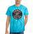 Canoe Fishing Crew Vintage Bass Paddles Tie-Dye T-Shirts Turquoise Tie-Dye