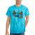 Canoe Ghost Camping Ghost Lake Halloween Spooky Fall Camping Tie-Dye T-Shirts Turquoise Tie-Dye