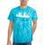 Canoe Paddlers Tie-Dye T-Shirts Turquoise Tie-Dye Canoe Paddlers Tie-Dye T-Shirts Turquoise Tie-Dye