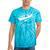 Canoeing Kayaking Canoe Tshirt Tie-Dye T-Shirts Turquoise Tie-Dye