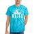 Maine Canoe Kayak Moose USA America Souvenir Tie-Dye T-Shirts Turquoise Tie-Dye
