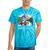 Queen Of The Canoe Canoeing Tie-Dye T-Shirts Turquoise Tie-Dye