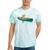 Canadian Canoe Yoke Canoeing Raglan Baseball Tee Tie-Dye T-Shirts Mint Tie-Dye