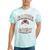 Canoe Crew Paddling Team Retro Graphic Tie-Dye T-Shirts Mint Tie-Dye