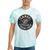 Canoe Fishing Crew Vintage Bass Paddles Tie-Dye T-Shirts Mint Tie-Dye
