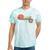 Canoe Retro Vintage Sunset Rainbow Raglan Baseball Tee Tie-Dye T-Shirts Mint Tie-Dye