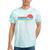 Canoes-Rowing Canoe-Rower Canoeing-Canoeist Vintage Canoes Raglan Baseball Tee Tie-Dye T-Shirts Mint Tie-Dye