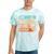 Eat Sleep Canoe Repeat Vintage Canoeing Canoeist Men Boys Raglan Baseball Tee Tie-Dye T-Shirts Mint Tie-Dye