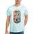 Find Peace Paddle On Canoe Mountain Sunset Tie-Dye T-Shirts Mint Tie-Dye