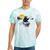 Kayaking Bear Retro Sunset Paddling Canoe Outdoor Adventure Tie-Dye T-Shirts Mint Tie-Dye