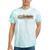 Trendy Canoe Silhouette Colourful Landscape Raglan Baseball Tee Tie-Dye T-Shirts Mint Tie-Dye