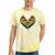 Canoe Heart Cute Minimalist Paddling Adventure Tie-Dye T-Shirts Yellow Tie-Dye