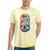 Find Peace Paddle On Canoe Mountain Sunset Tie-Dye T-Shirts Yellow Tie-Dye