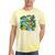 Green Sea Turtle Surfs Past a Canoe Paddle Sleeveless Tie-Dye T-Shirts Yellow Tie-Dye Green Sea Turtle Surfs Past a Canoe Paddle Sleeveless Tie-Dye T-Shirts Yellow Tie-Dye