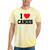 I Love Canoes Tie-Dye T-Shirts Yellow Tie-Dye I Love Canoes Tie-Dye T-Shirts Yellow Tie-Dye
