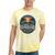 National Park Voyageurs Retro Sunset Canoe Paddling Badge Tie-Dye T-Shirts Yellow Tie-Dye