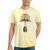 Vintage Retro Canoe Paddle & Mountains Rafting Tie-Dye T-Shirts Yellow Tie-Dye