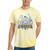 Women's Canoe Mom Leopard Print Paddle River Lake Sport Mother Tie-Dye T-Shirts Yellow Tie-Dye