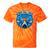 Boat Ball LINE Kayak Polo Canoe Team Raglan Baseball Tee Tie-Dye T-Shirts Orange Tie-Dye
