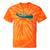 Canadian Canoe Yoke Canoeing Raglan Baseball Tee Tie-Dye T-Shirts Orange Tie-Dye